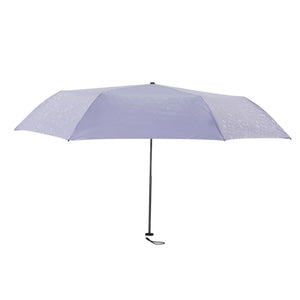 boy三折碳纖版 極輕晴雨鉛筆傘 - 淺紫壓花