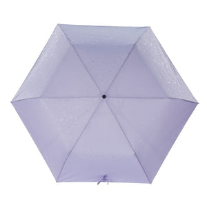 boy三折碳纖版 極輕晴雨鉛筆傘 - 淺紫壓花