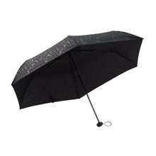 將圖片載入圖庫檢視器 boy 四折短版晴雨傘 - 黑色壓花 【短但不小】

