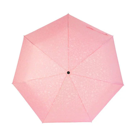 54*7K 易收版防潑水楓木柄自動傘 - 粉紅